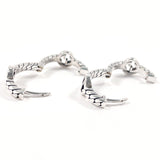 GUCCI earring Interlocking G Hoop earring Silver925 Silver unisex Second hand