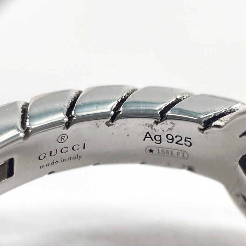 GUCCI earring Interlocking G Hoop earring Silver925 Silver unisex Second hand