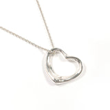 TIFFANY&Co. Necklace Open heart Elsa Peretti Silver925 Silver Women Second hand
