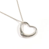 TIFFANY&Co. Necklace Open heart Elsa Peretti Silver925 Silver Women Second hand