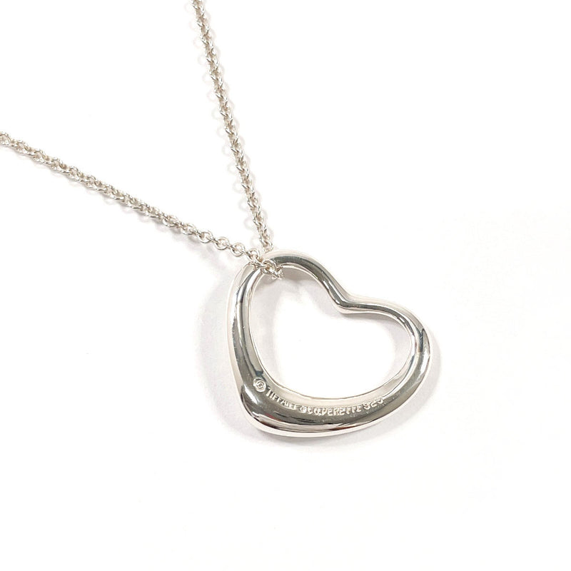 TIFFANY&Co. Necklace Open heart Elsa Peretti Silver925 Silver Women Second hand