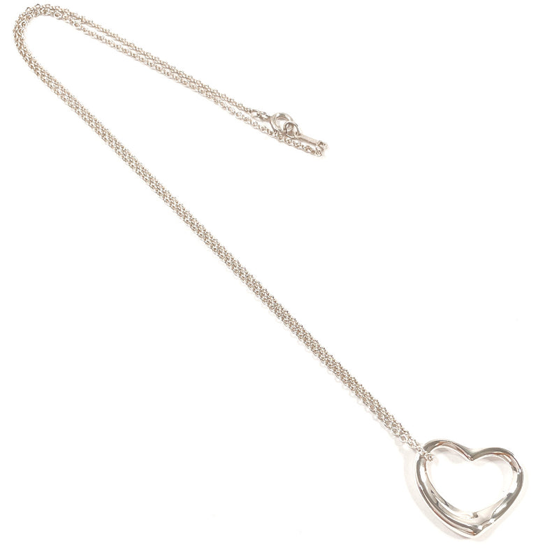 TIFFANY&Co. Necklace Open heart Elsa Peretti Silver925 Silver Women Second hand