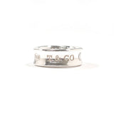 TIFFANY & CO. Ring 1837 Medium Sterling Silver 925 US Size 4.5 Women Accessory