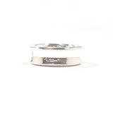 TIFFANY & CO. Ring 1837 Medium Sterling Silver 925 US Size 4.5 Women Accessory