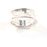 TIFFANY & CO. Ring 1837 Medium Sterling Silver 925 US Size 4.5 Women Accessory