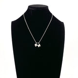 GUCCI Necklace 223983 J8400 8106 Butterfly and heart motif Silver925 Silver Women Second hand