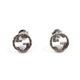GUCCI earring 457109 J8400 0811 Interlocking G Silver925 Silver unisex Second hand