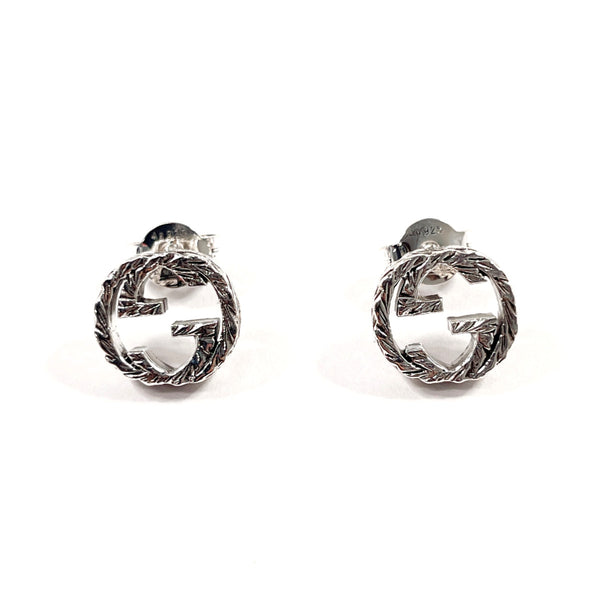 GUCCI earring 457109 J8400 0811 Interlocking G Silver925 Silver unisex Second hand