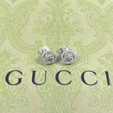 GUCCI earring 457109 J8400 0811 Interlocking G Silver925 Silver unisex Second hand