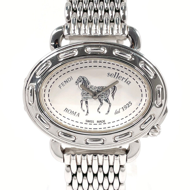 FENDI Watches 8300M Celeria Stainless Steel/Stainless Steel Silver Silver Women Second hand