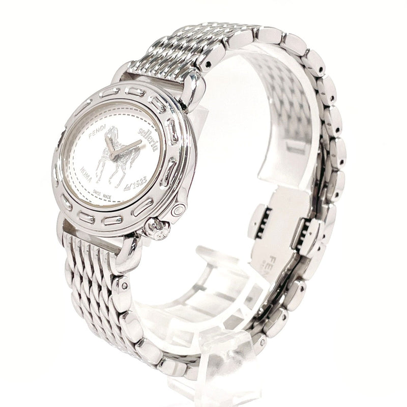 FENDI Watches 8300M Celeria Stainless Steel/Stainless Steel Silver Silver Women Second hand