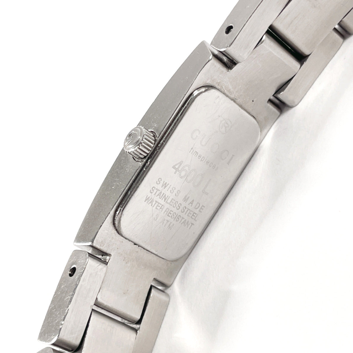Gucci ステンレススチール アナログ腕時計 GUCCI Watches 4600L Stainless Steel/Stainless Steel Silver Women