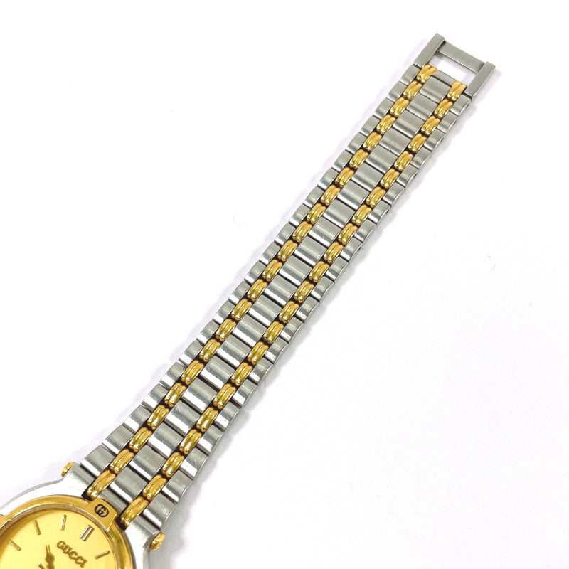 GUCCI Watches 9000L Stainless Steel/Gold Plated Silver Silver Women Second hand