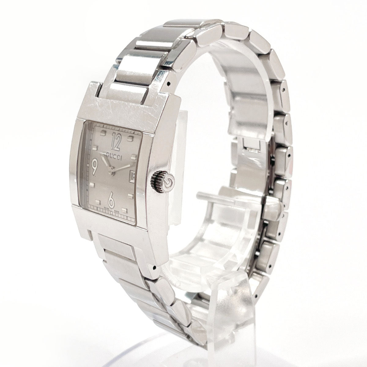 GUCCI Watches 7700M Stainless Steel/Stainless Steel Silver unisex