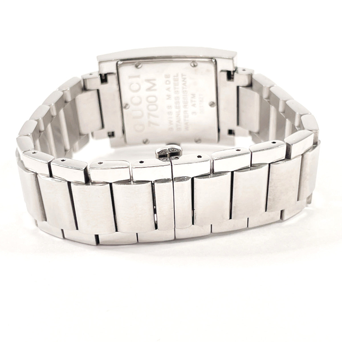Gucci 7700M シルバーバングルウォッチ GUCCI Watches 7700M Stainless Steel/Stainless Steel Silver unisex