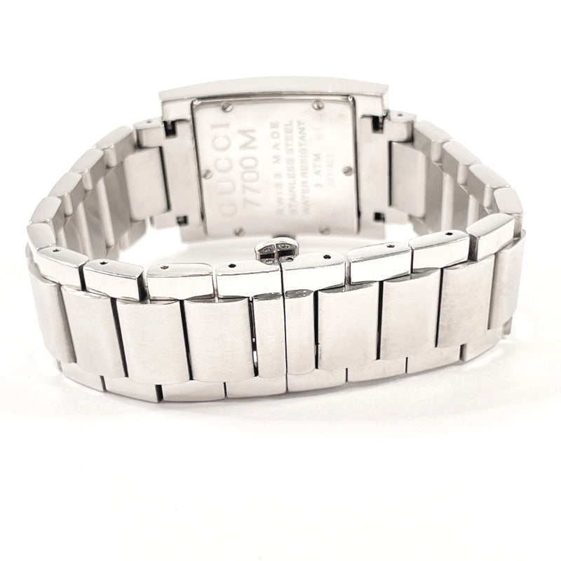 GUCCI Watches 7700M Stainless Steel/Stainless Steel Silver unisex Second hand