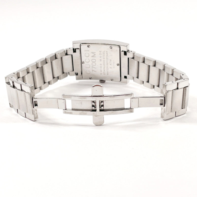GUCCI Watches 7700M Stainless Steel/Stainless Steel Silver unisex Second hand