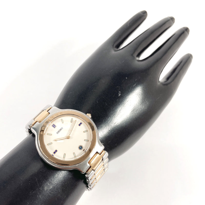 SEIKO Watches 5E39-6A10 Presage Stainless Steel/Stainless Steel Silver Silver mens Second hand