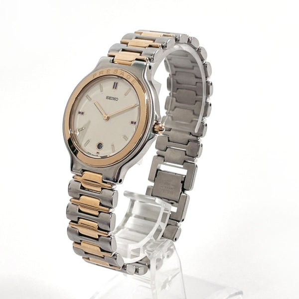 SEIKO Watches 5E39-6A10 Presage Stainless Steel/Stainless Steel Silver Silver mens Second hand