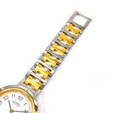 HERMES Watches Clipper Stainless Steel/Gold Plated Silver Silver Women Second hand
