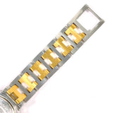 HERMES Watches Clipper Stainless Steel/Gold Plated Silver Silver Women Second hand