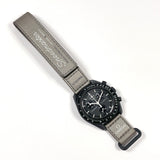 OMEGA Watches S033A100 Moon Swatch Mercury Speedmaster Nylon/Bioceramic Black Black mens Second hand