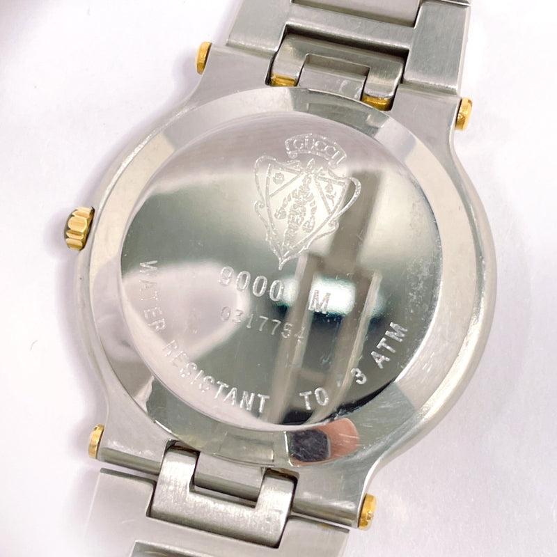 GUCCI Watches 9000M Stainless Steel/Stainless Steel Silver Silver unisex Second hand