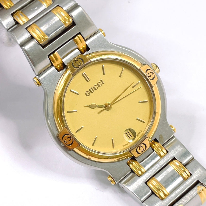 GUCCI Watches 9000M Stainless Steel/Stainless Steel Silver Silver unisex Second hand