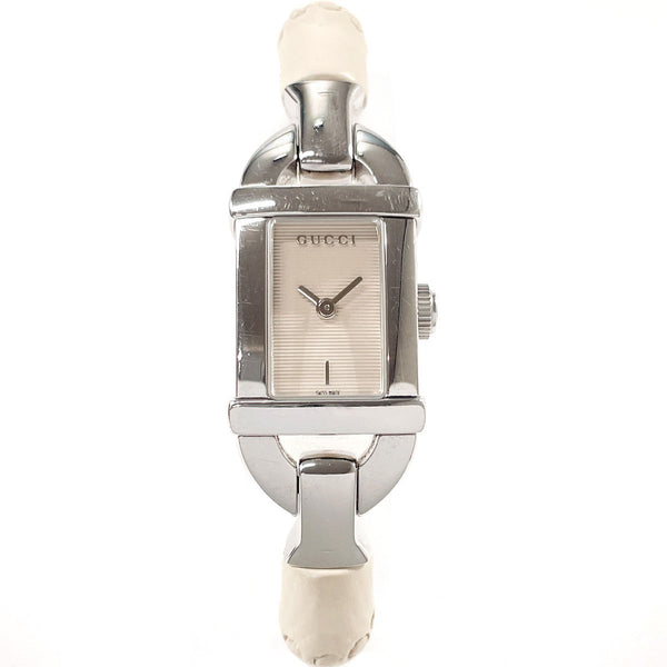GUCCI Watches 6800L Bamboo Bangle Watch Stainless Steel/Stainless Steel Silver Silver Women Second hand
