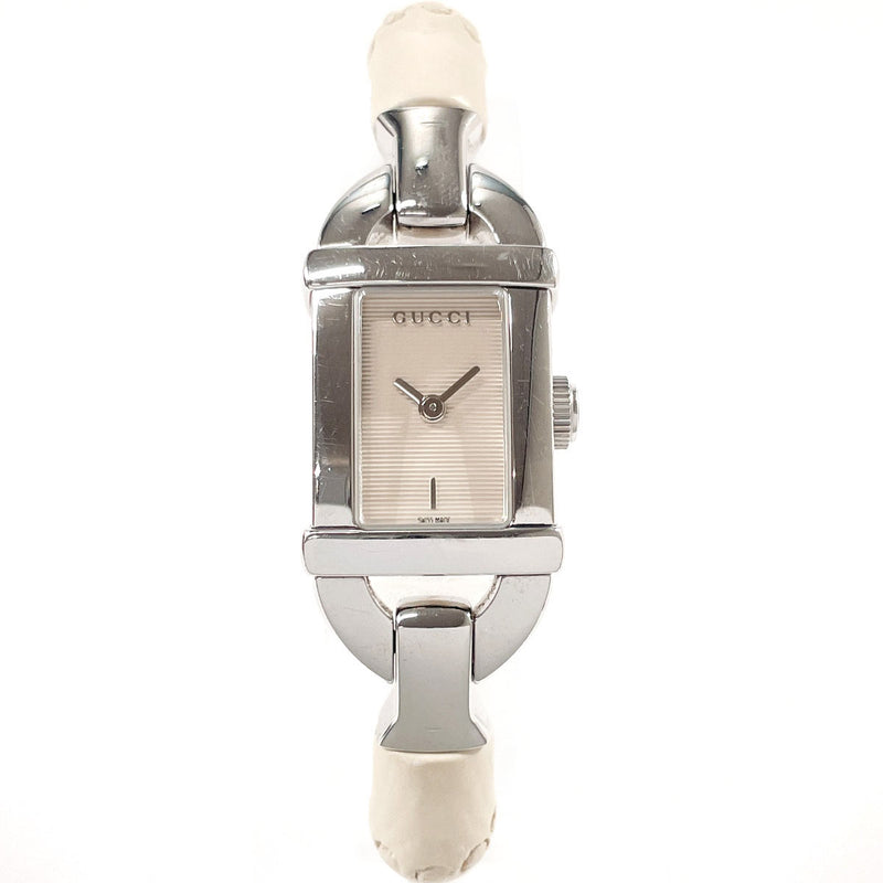 GUCCI Watches 6800L Bamboo Bangle Watch Stainless Steel/Stainless Steel Silver Silver Women Second hand