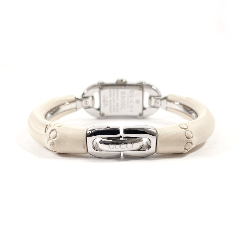 GUCCI Watches 6800L Bamboo Bangle Watch Stainless Steel/Stainless Steel Silver Silver Women Second hand