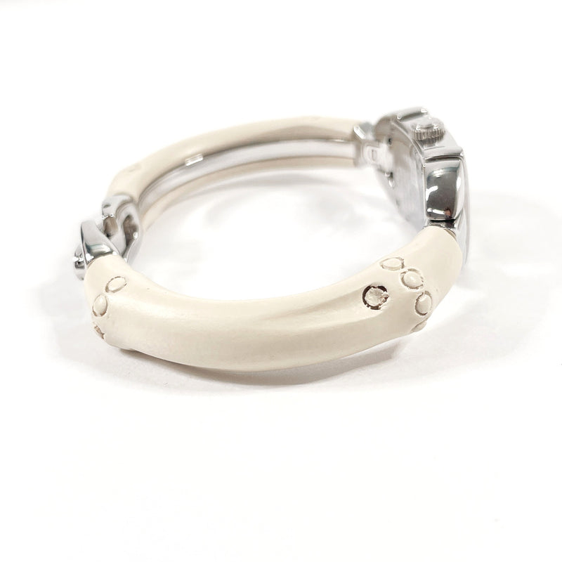 GUCCI Watches 6800L Bamboo Bangle Watch Stainless Steel/Stainless Steel Silver Silver Women Second hand