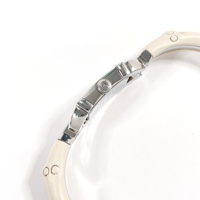 GUCCI Watches 6800L Bamboo Bangle Watch Stainless Steel/Stainless Steel Silver Silver Women Second hand