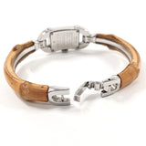 GUCCI Watches 6800L Bamboo bangle watch Stainless Steel/Stainless Steel Silver Silver Women Second hand