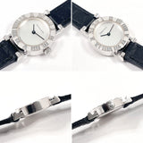 TIFFANY&Co. Watches S0640 Atlas Silver925/leather Silver Silver Women Second hand