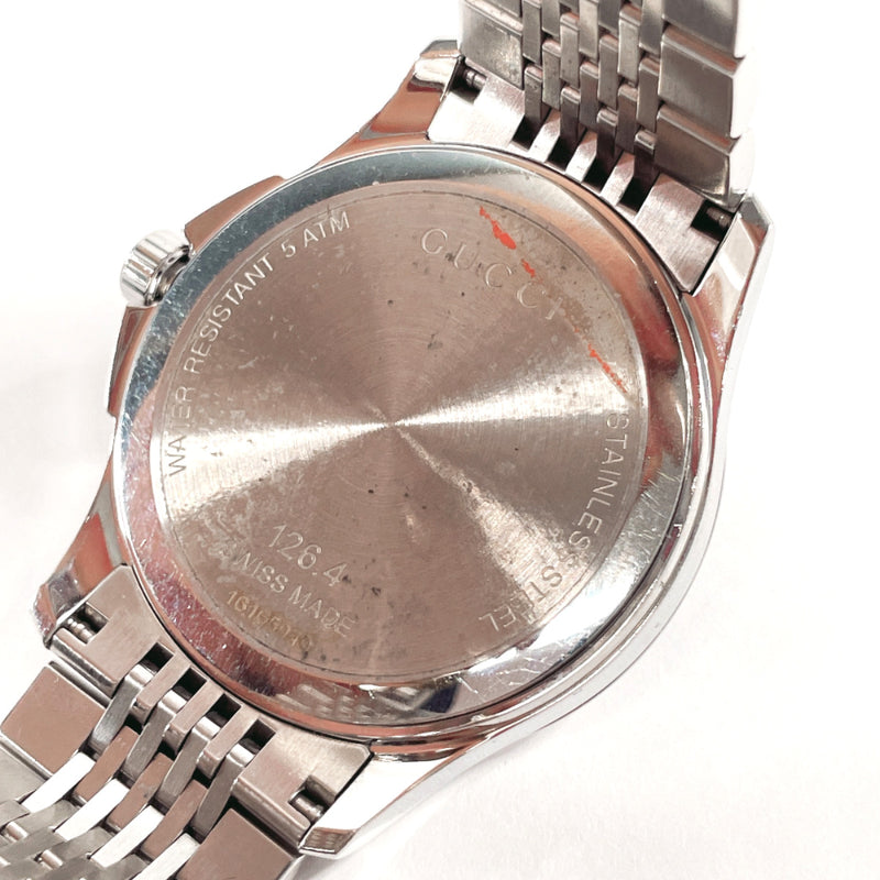 GUCCI Watches 126.4 G timeless 12P diamond Stainless Steel/Stainless Steel Silver Silver mens Second hand