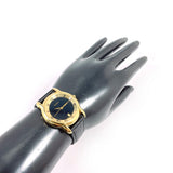 GUCCI Watches 5100M Stainless Steel/leather gold gold mens Second hand