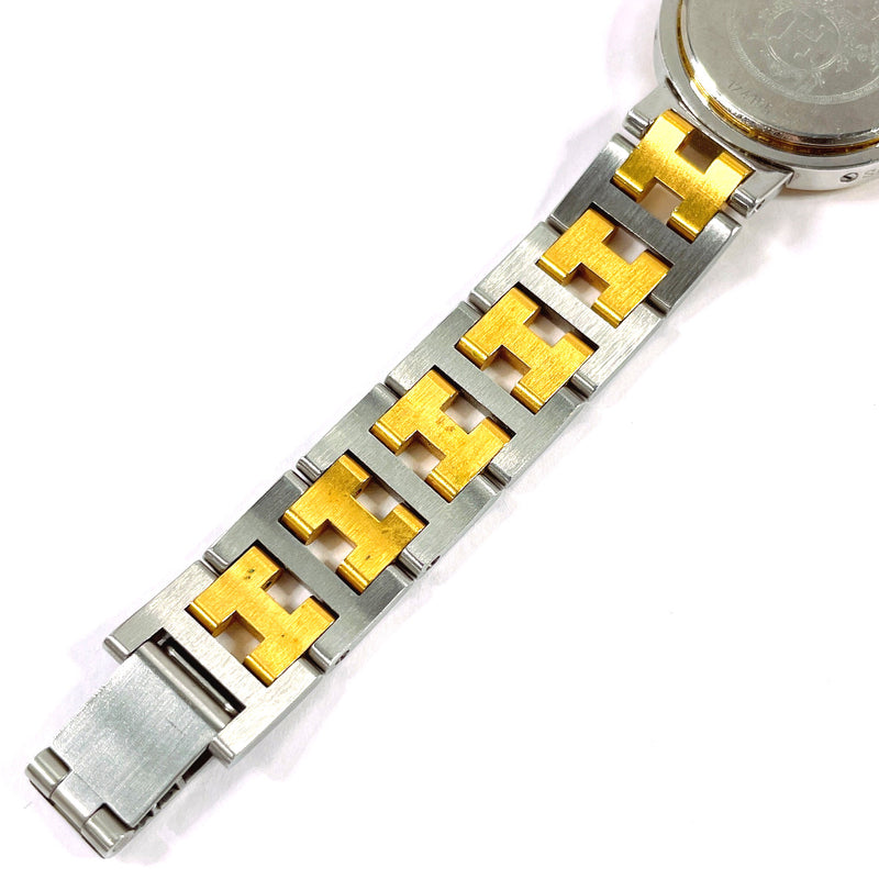 HERMES Watches Clipper Stainless Steel/Gold Plated Silver Silver Women Second hand