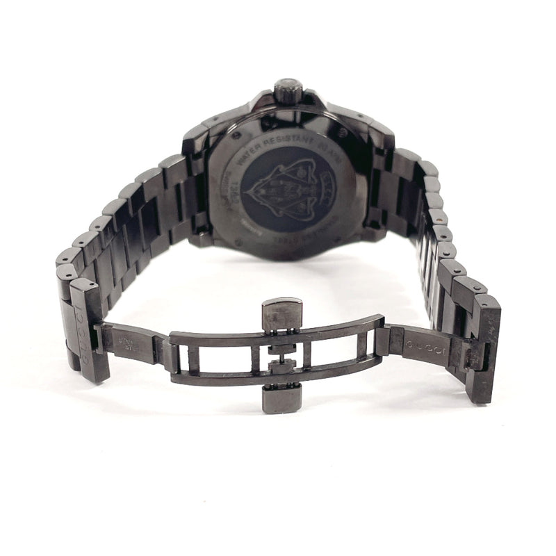 GUCCI Watches YA136213 Dive Stainless Steel/Stainless Steel Black mens Second hand