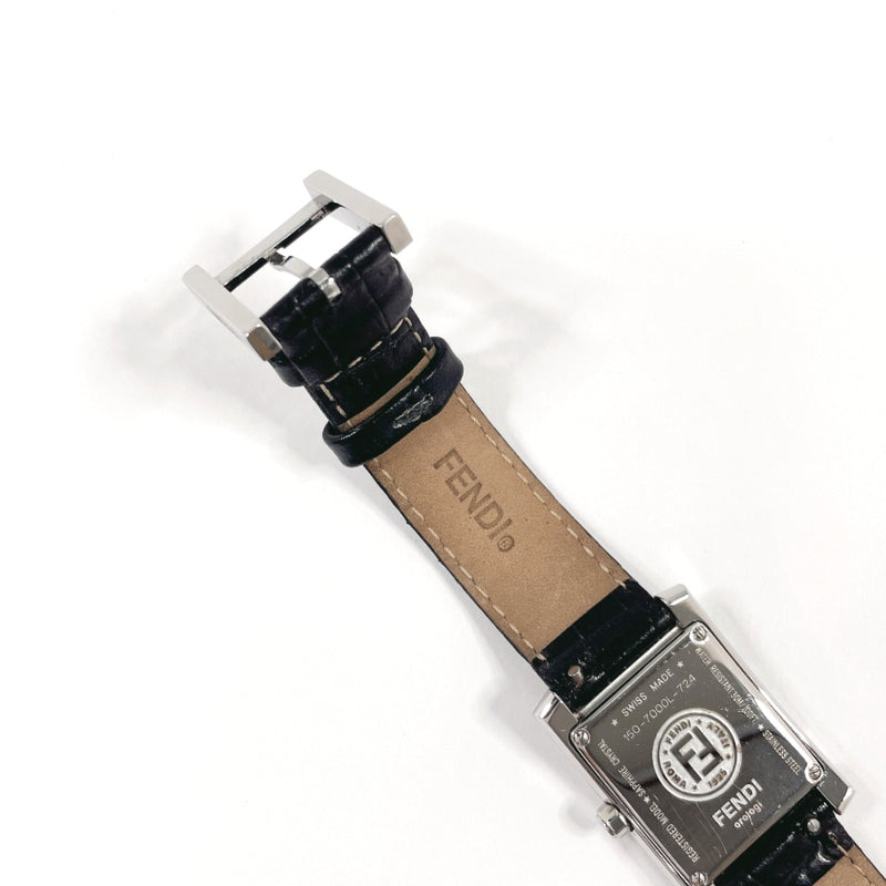 FENDI Watches 150-7000L-724 Classico Stainless Steel/leather Silver Silver Women Second hand