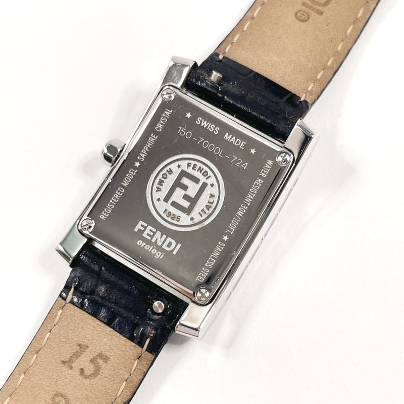 FENDI Watches 150-7000L-724 Classico Stainless Steel/leather Silver Silver Women Second hand