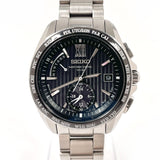 SEIKO Watches SAGA145 8B54-0AW0 Brights World time Stainless Steel/Stainless Steel Silver mens Second hand