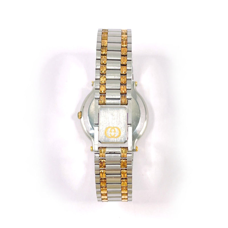 GUCCI Watches 9000M Stainless Steel/Gold Plated Silver Silver unisex Second hand