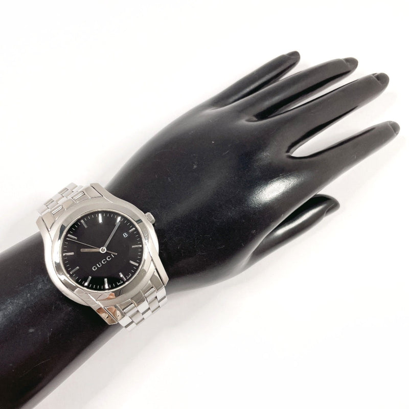 GUCCI Watches 5500XL G class Stainless Steel/Stainless Steel Silver Silver mens Second hand