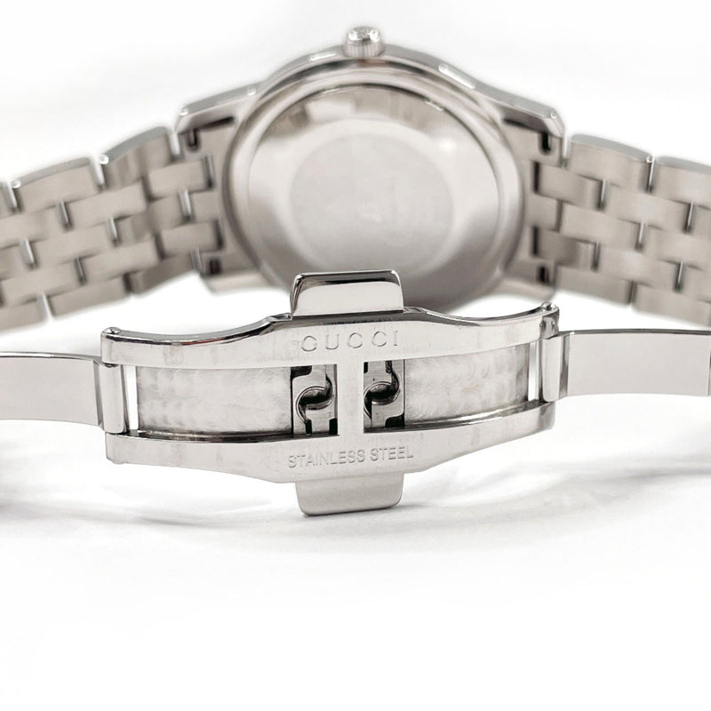 GUCCI Watches 5500XL G class Stainless Steel/Stainless Steel Silver Silver mens Second hand