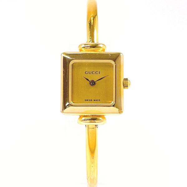 GUCCI Watches 1900L Stainless Steel/Stainless Steel gold Women Second hand