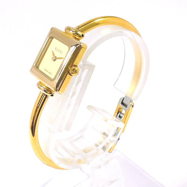 GUCCI Watches 1900L Stainless Steel/Stainless Steel gold Women Second hand
