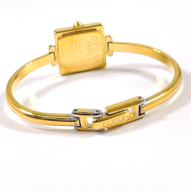 GUCCI Watches 1900L Stainless Steel/Stainless Steel gold Women Second hand
