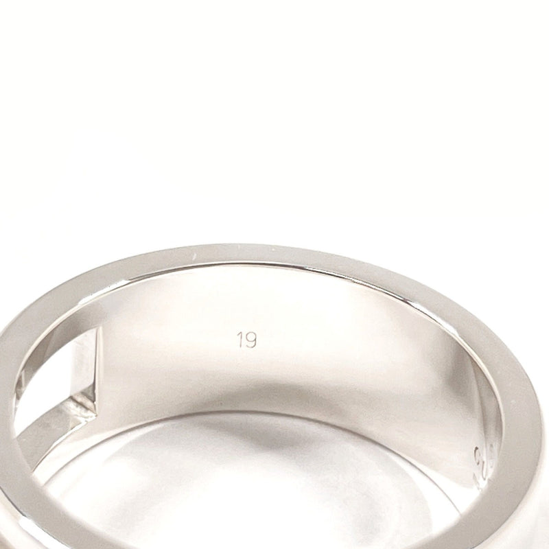GUCCI Ring Branded Cutout G Silver925 #US 8 Silver mens Second hand