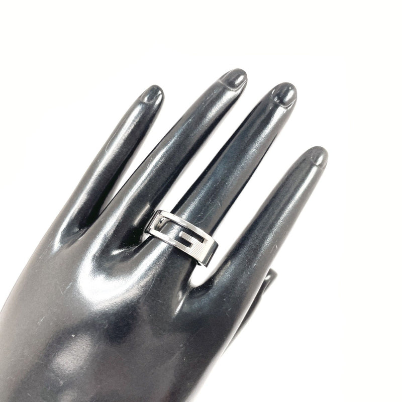 GUCCI Ring Branded Cutout G Silver925 #US 8 Silver mens Second hand